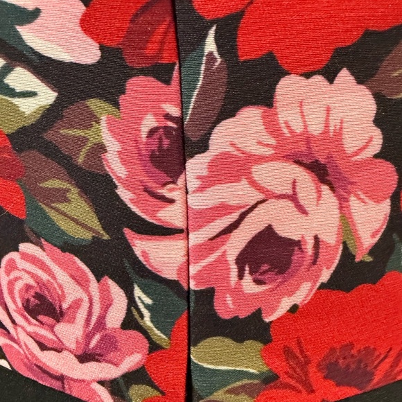 Kate Spade Madison Ave Collection Salon Rose Palma A Line Sleeveless Midi Size 6 - Picture 4 of 10